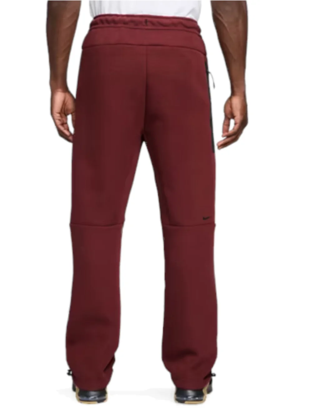 Nike Tech Fleece Open Hem Sweatpants XL Maroon Red